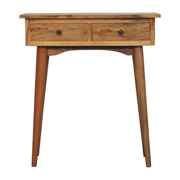 Artisan Furniture Mini Oak-ish Hallway Console Table