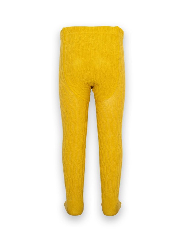 Kite Girls Organic Cable Tights Sweetcorn