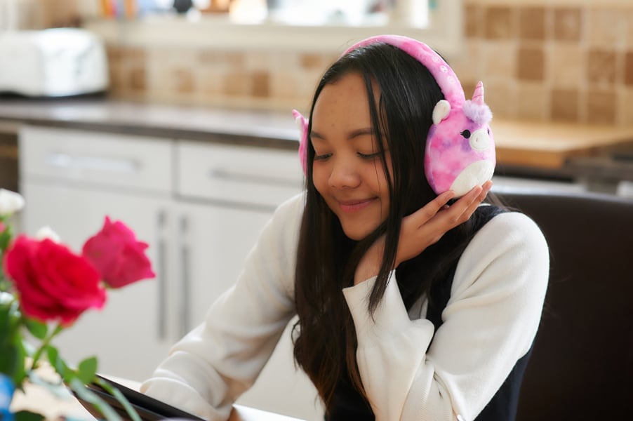 Lazerbuilt | Squishmallows Lola Plush Bluetooth Headphones