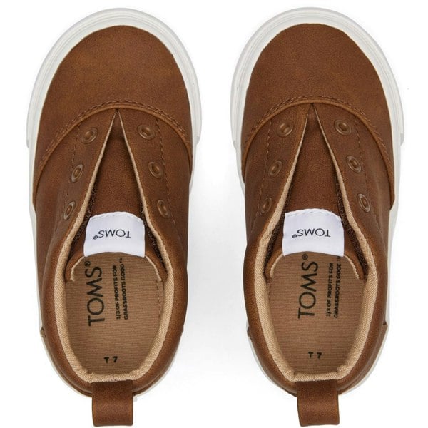 TOMS Fenix Polyurethane Boys's Trainers - Toffee