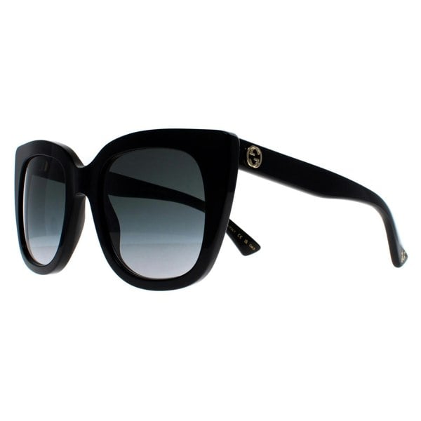 Gucci Sunglasses GG0163SN 001 Black Grey Gradient