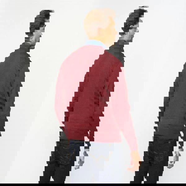 Gabicci G55M06 Fancy Vee Neck Sweater Gabicci Classic MULBERRY