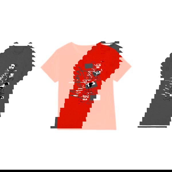Disney Childrens/Kids Mickey Mouse Geometric Shapes T-Shirt - Red