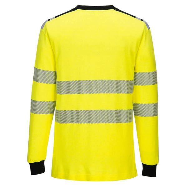 PW3 Modaflame Knit Hi-Vis FR Long Sleeve T-Shirt Portwest