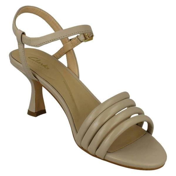 Clarks Ladies Clarks Strappy Heeled Sandals Amali May