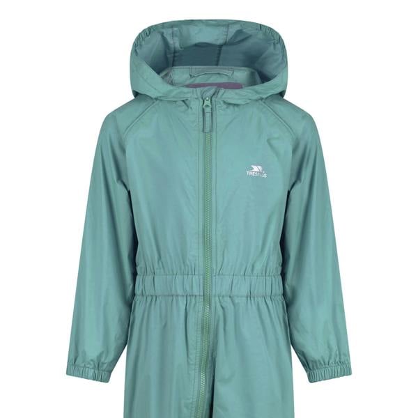 Trespass Babies Button Rain Suit - Greensea