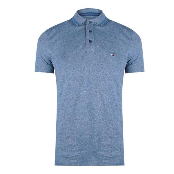 Tommy Hilfiger Mens Faded Polo Shirt - Indigo - 
