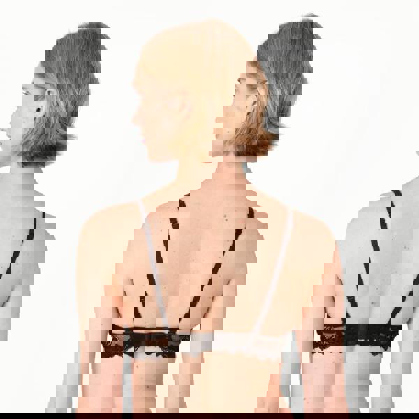 After Eden Anna Lace Single Boost Underwired Gel Bra Black