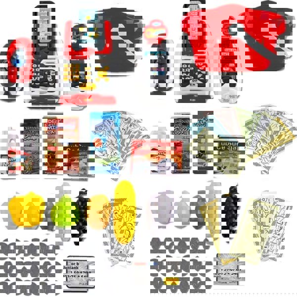 deAO Toys Cash Register for Kids, Toy Till Cash Register with accessories