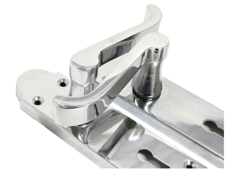EDH Door Hardware Epsom Door Handles x1 – Chrome Internal Lever Handles for Interior Doors