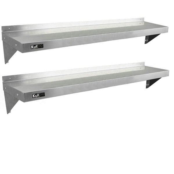 Kukoo 2 x KuKoo Stainless Steel Shelves 1500mm x 300mm