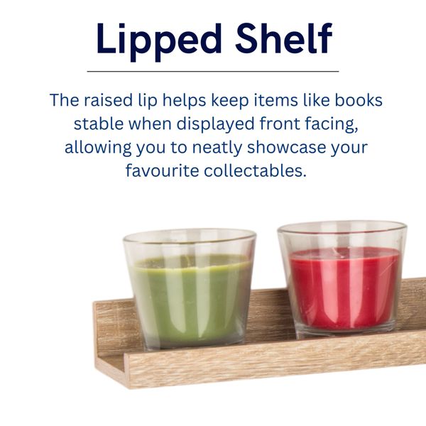 Core Products Dura Display Shelf Kit, Lipped Edge, Foiled Finish