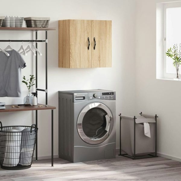 Berkfield Wall Cabinet Sonoma Oak 60x31x60 cm Engineered Wood