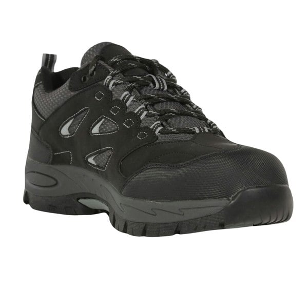 Regatta Mens Mudstone Safety Trainers - Black/Granite