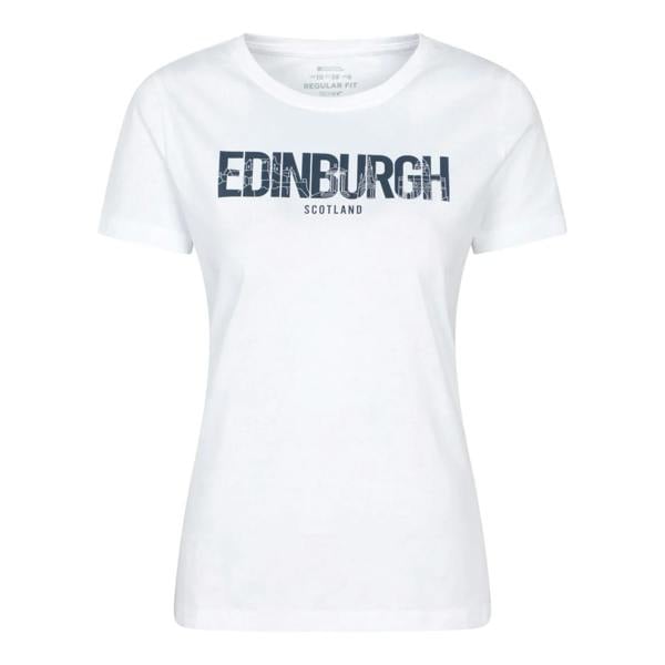 Mountain Warehouse Womens/Ladies Edinburgh Relaxed Fit T-Shirt - White - 