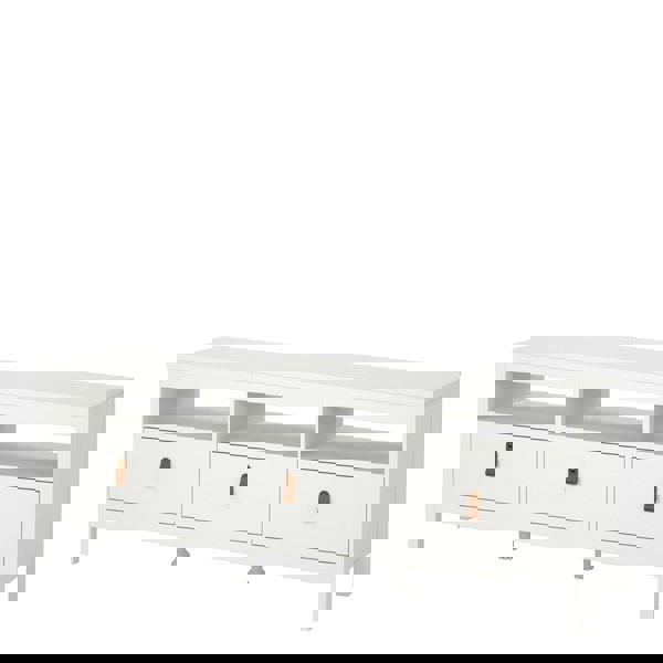 Furniture To Go Barcelona TV Unit 3 Drawers in White