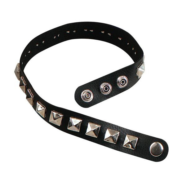 Bristol Novelty Unisex Adults Studded Choker - Black - 