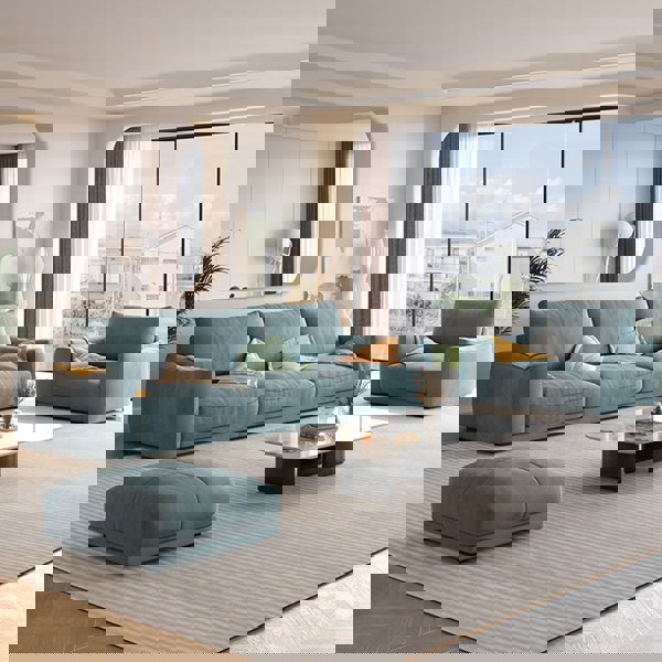 Ethan Knole Three Seater Corner, Four Seater Corner Sofa, Velvet-Rit Concept-Rit Concept