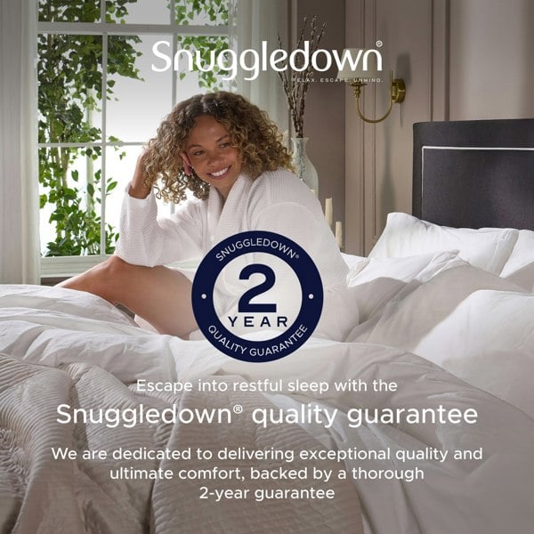 Snuggledown Hotel Luxury Cotton Quilted Kingsize Pillow