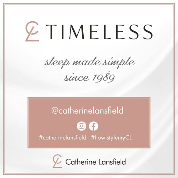 Catherine Lansfield Classic Lattice Lace Duvet Cover Set Natural