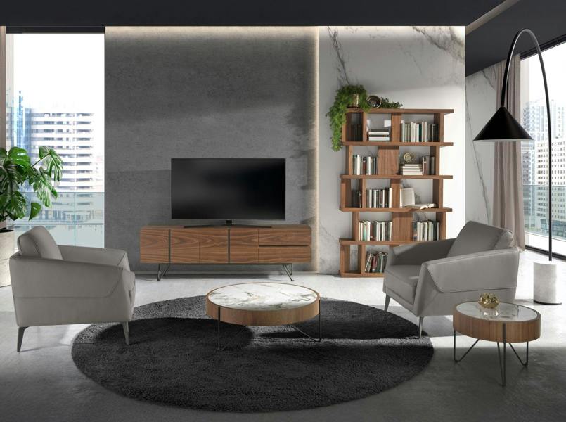 Angel Cerdá Dark Grey Leather Armchair 5134