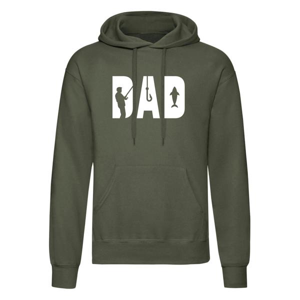 Dad Angling Printed Hoodie