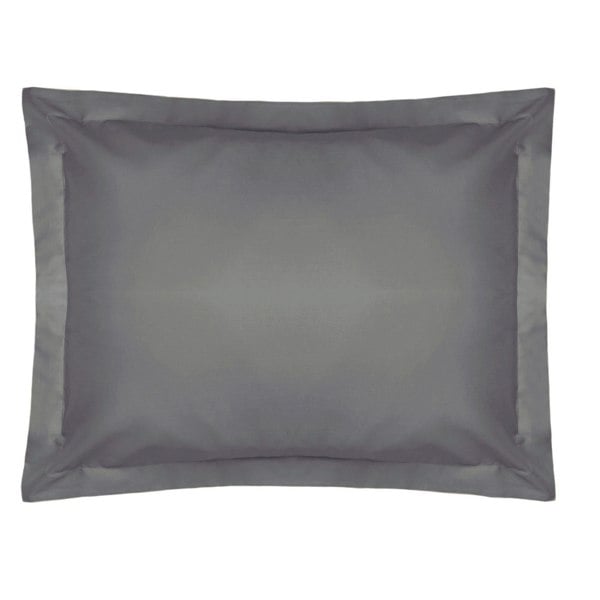 Belledorm Easycare Percale Oxford Pillowcase - Grey