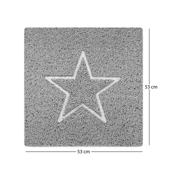 Nicoman Embossed Spaghetti Loofah Anti Slip Shower Mat - Star