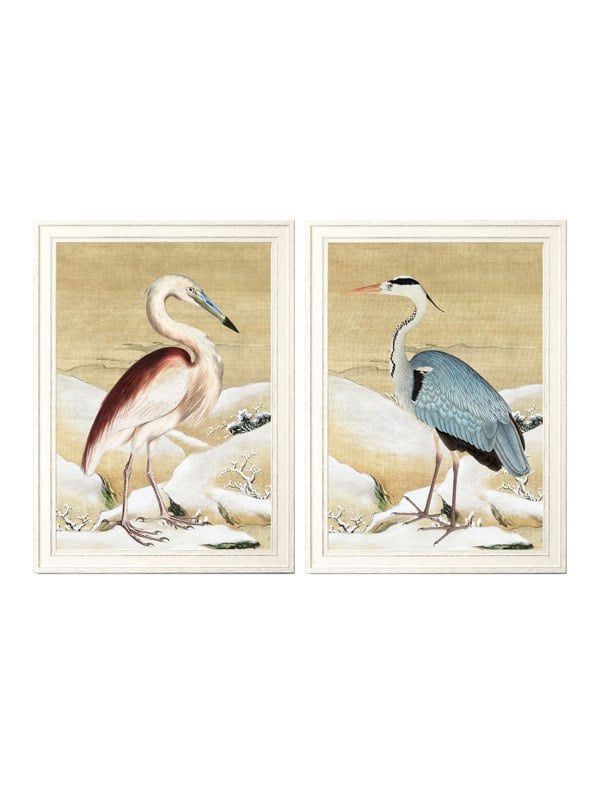 Exceptional Art Heron Set of 2 Prints - Ram Das