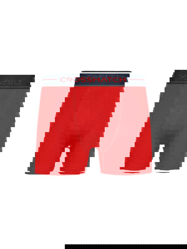 Crosshatch Warbler Boxers 3pk Red