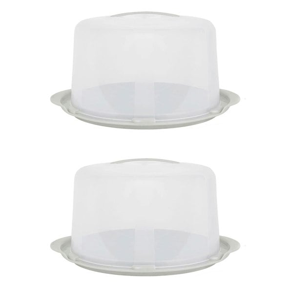 Cake Caddy Storage Container With Lid & Carry Handles