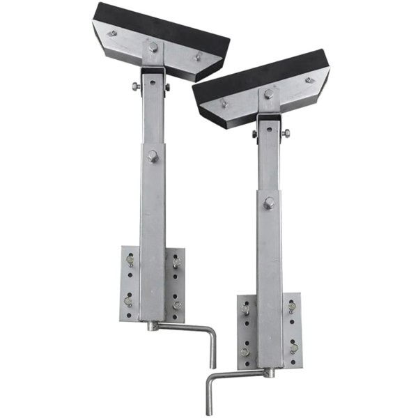Berkfield Boat Trailer Solid Bar Bow Support Set of 2 63 - 88 cm