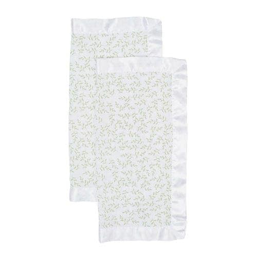 Lulujo - Muslin Security Comforter Blanket - Greenery 2 Pack