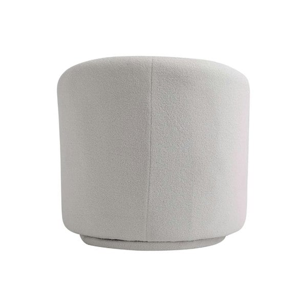 75cm Wide White Single Sofa Swivel Tub Chair Upholstered Tub Chairs Living and Home