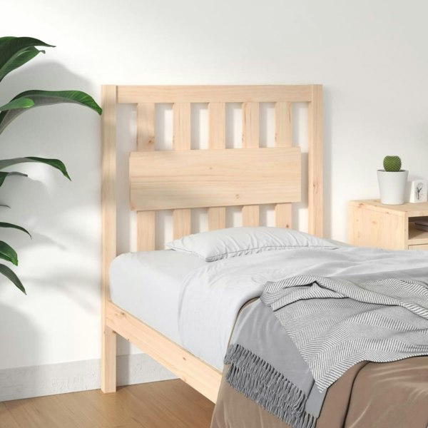 Berkfield Bed Headboard 80.5x4x100 cm Solid Wood Pine