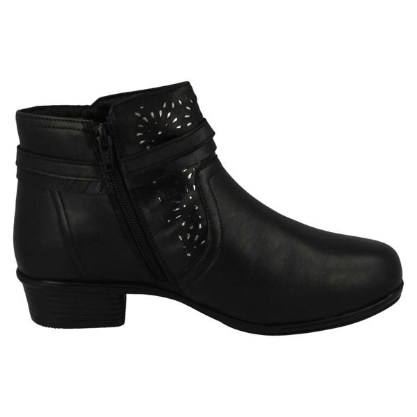 DB Shoes Ladies DB Shoes 2V Dual Fitting Ankle Boots Sky