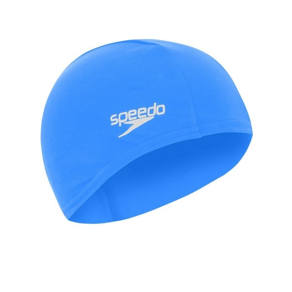 Speedo Childrens Polyester Swim Cap - Blue