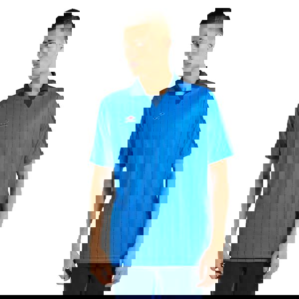 Umbro Mens Linear All-Over Print Jersey - Regal Blue/Estate Blue