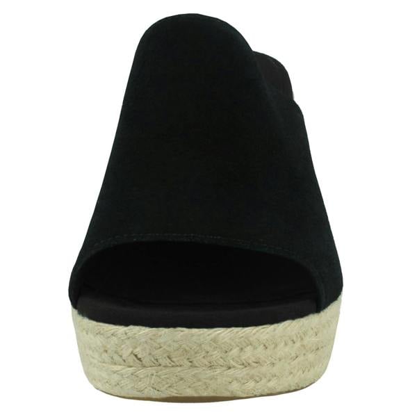 Clarks Ladies Clarks Espadrille Style Wedge Sandals Maritsa Mule