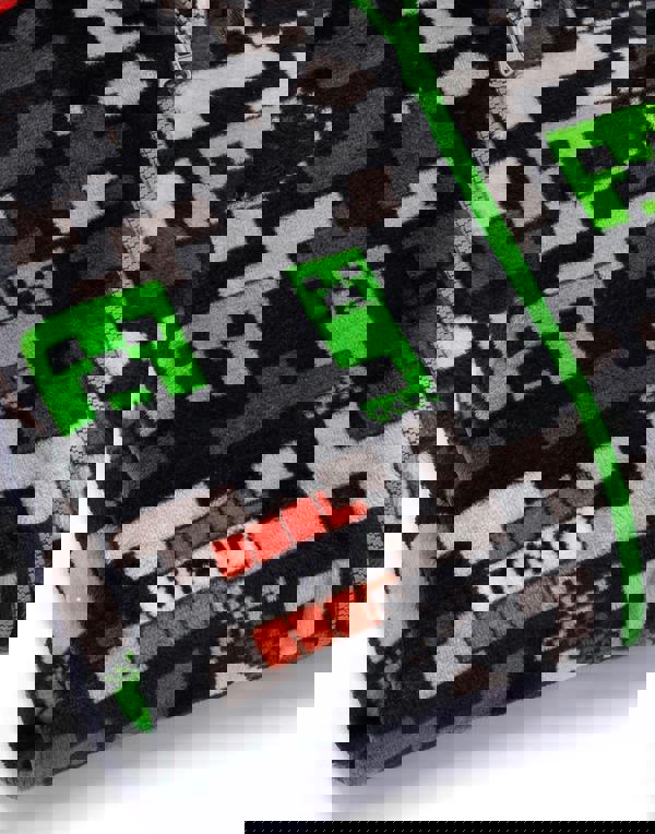 Minecraft Boys Multicoloured Creeper & Tnt All-Over Print Onesie