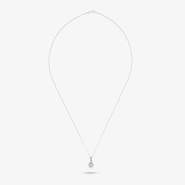 T. H. Baker 18ct White Gold 1.00ct Diamond Round Cluster Jewellery Set TH0134622