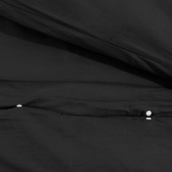 Berkfield Duvet Cover Set Black 260x220 cm Light-weight Microfiber