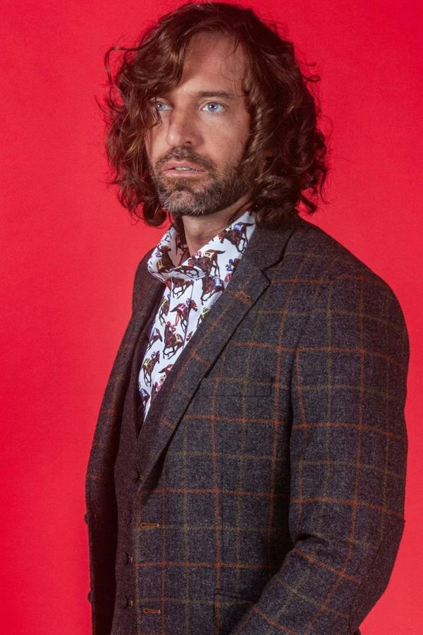 WOOL JACKET WITH SPITFIRE LINING - Claudio Lugli Shirts