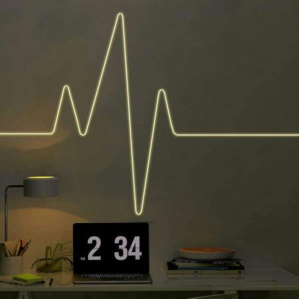 ENER-J 12V LED Neon Rope Light 3m, IP65 Waterproof Flex Tube, 3000K Warm White, Plug & Play with UK Power Adapter
