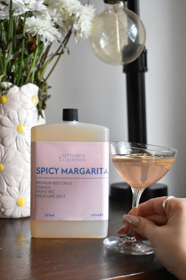 Letterbox Cocktails Spicy Margarita Mini Cocktail | Premium Letterbox Cocktail Gift (100ml)