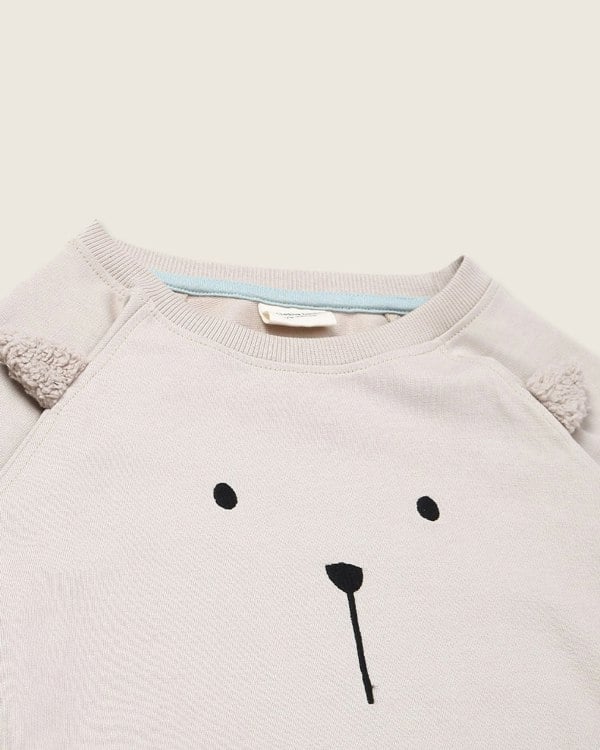 Sustainable organic cotton kids sweatshirt
