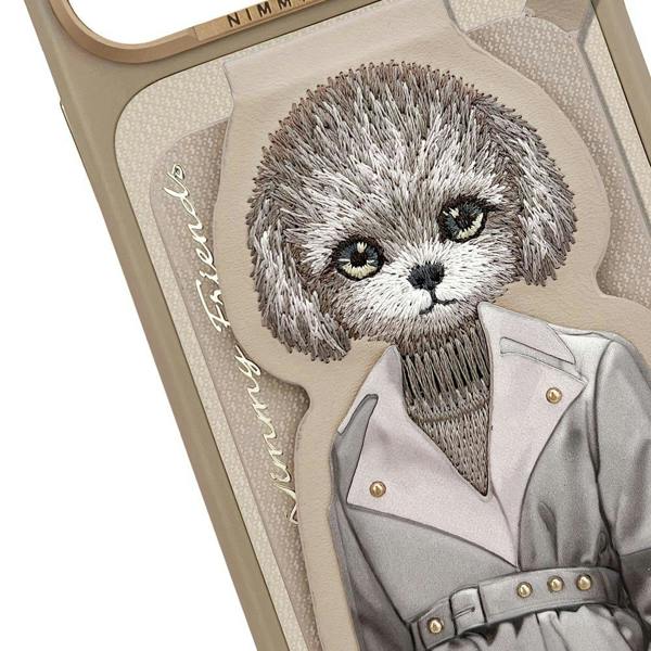 Nimmy Friends Nimmy Teddy Magnetic Combo Case with Detachable MagSafe Card Holder Stand for iPhone 17 Pro Max 6.9" Brown - N-CXMC-KTZH-IP17-PRO-MAX-14