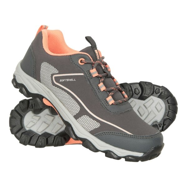 Mountain Warehouse Kids Softshell Walking Shoes - Grey