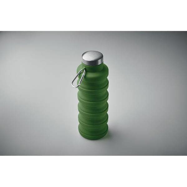 MidOcean Kolapsi Collapsible 500ml Water Bottle - Dark Green - 