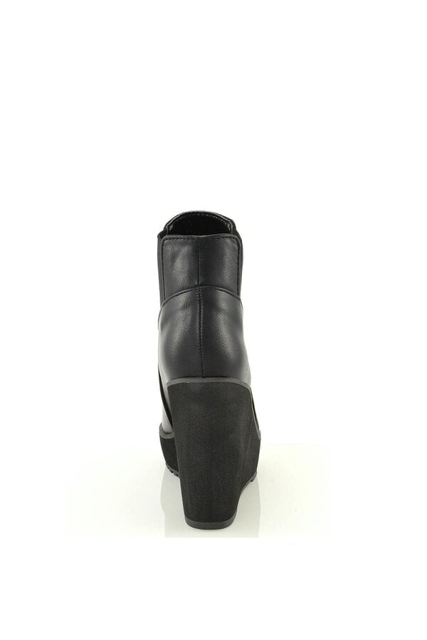 XY LONDON High Wedge Heel Platform Ankle Boots